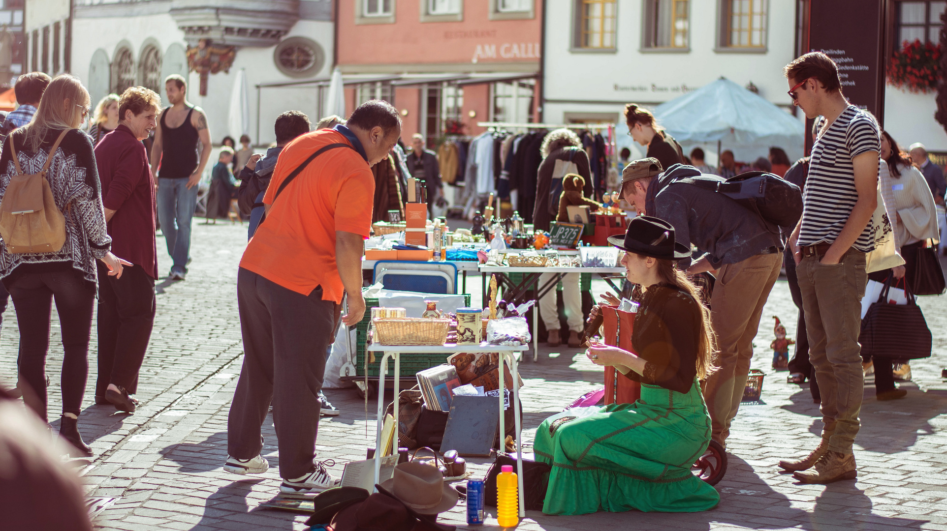 auf dem Trödelmarkt