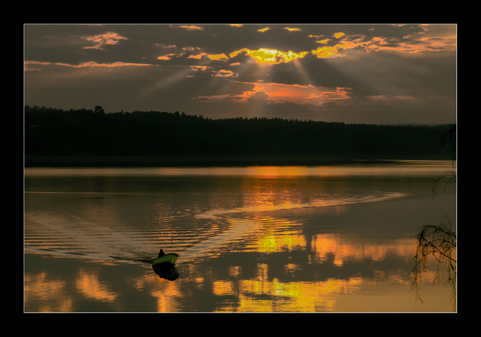 Auf dem Vänern (Schweden).