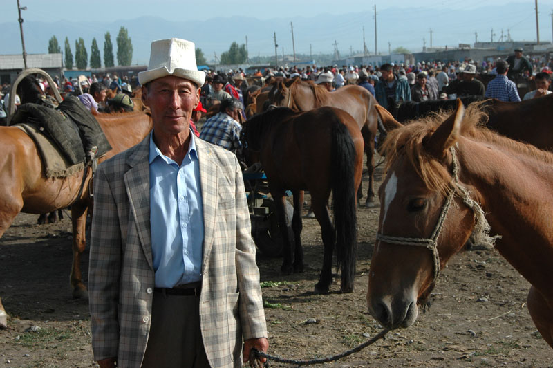 Auf dem Viehmarkt in Karakol (3), Kirgistan
