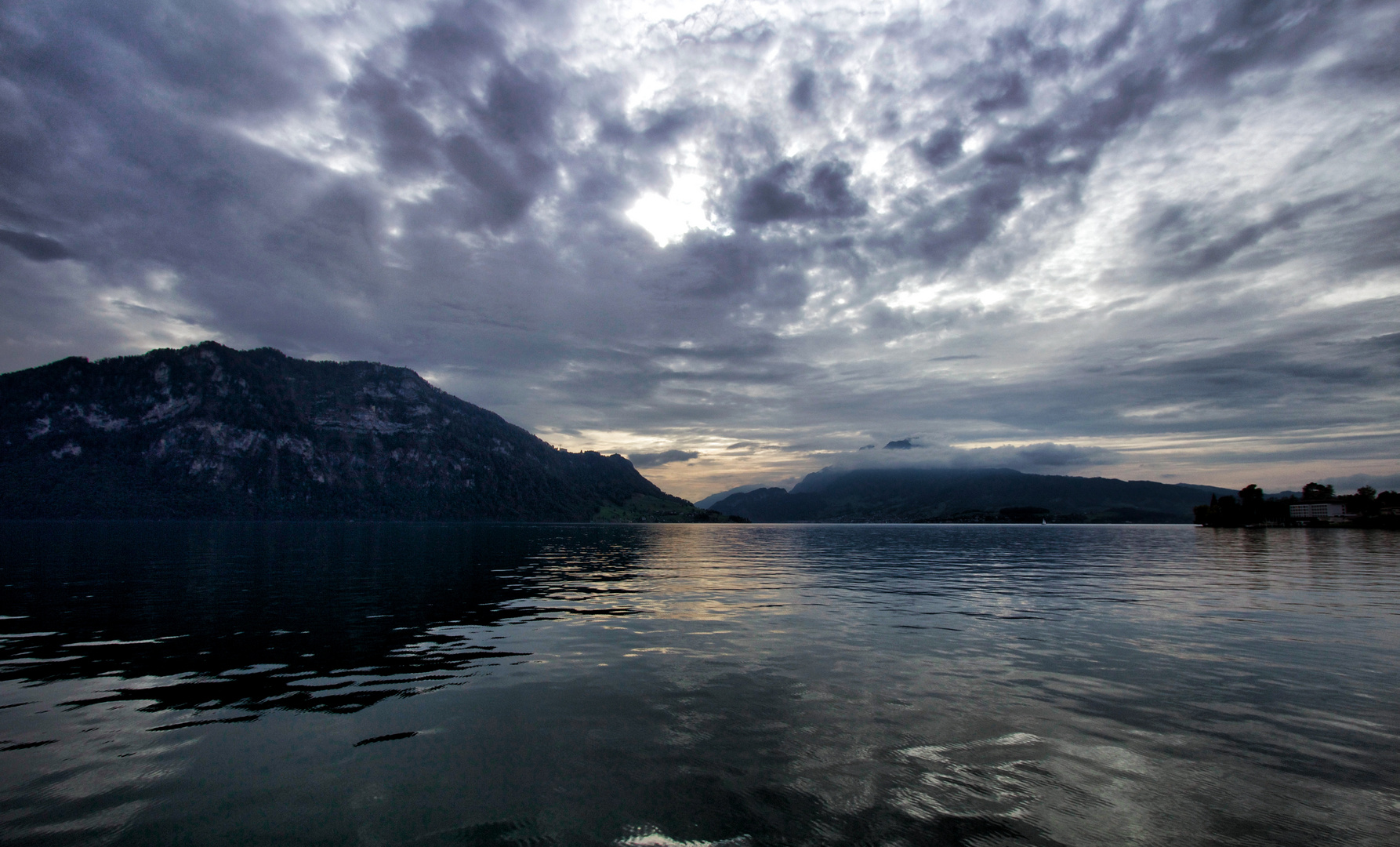 Auf dem Vierwaldstättersee...