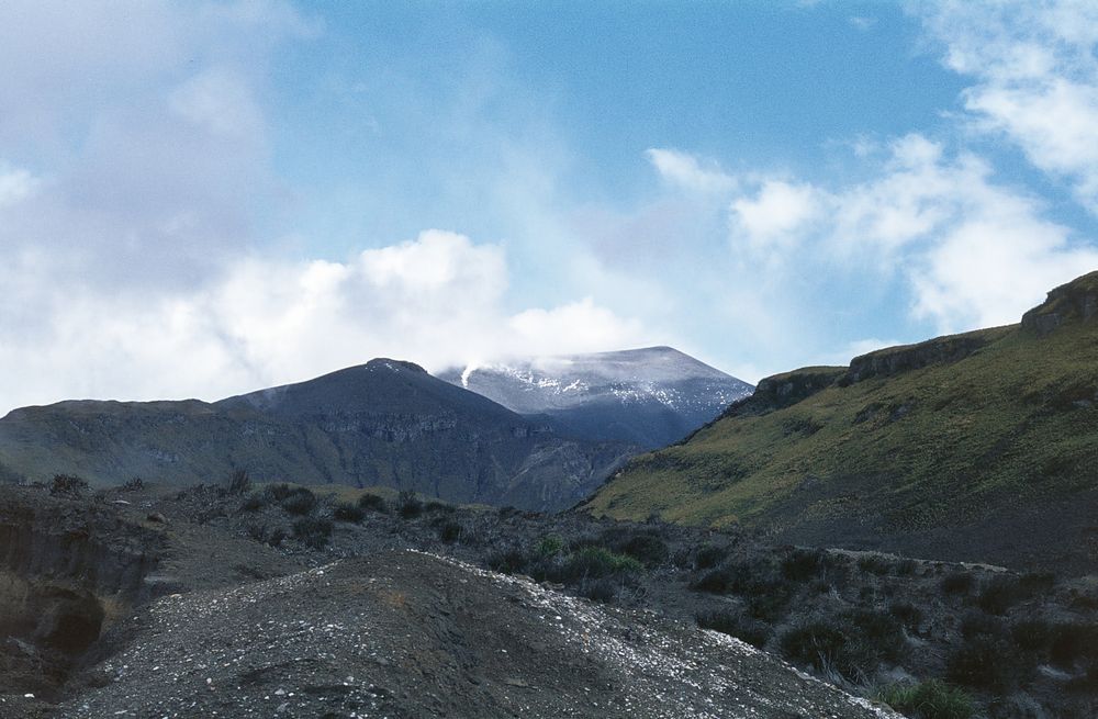 Auf dem Vulkan Puracé in Süd-Kolumbien