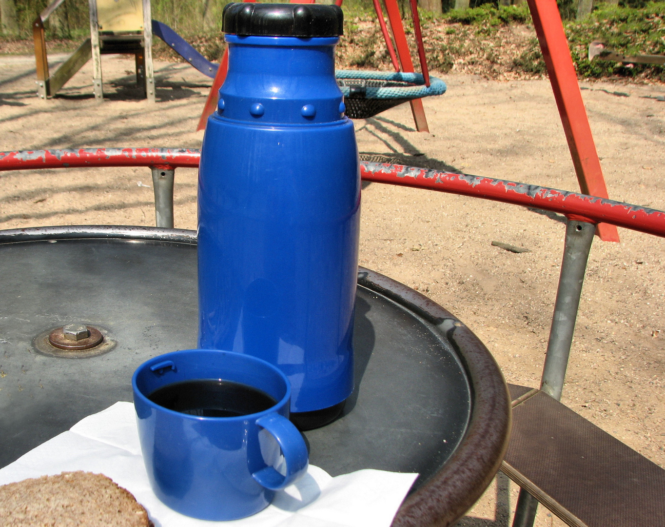 Auf dem Waldspielplatz