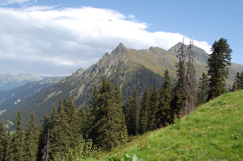 Auf dem Wanderweg kurz vor der Kesselhütte…