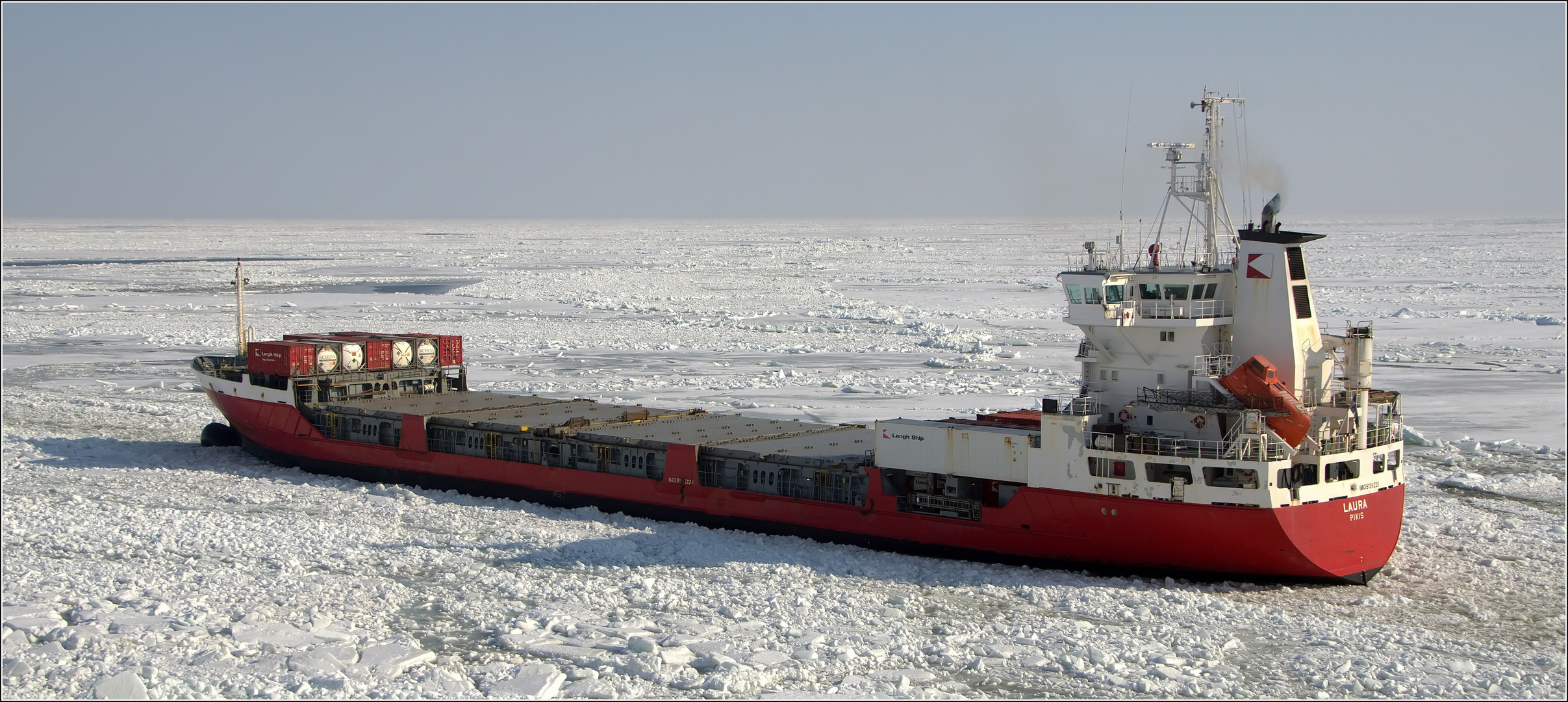 auf dem Wasser ist der Winter besonders schön....