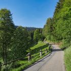 Auf dem Weg am späten Nachmittag