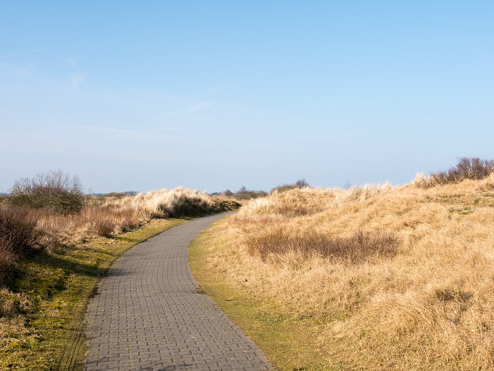 Auf dem Weg durch die Ostdünen