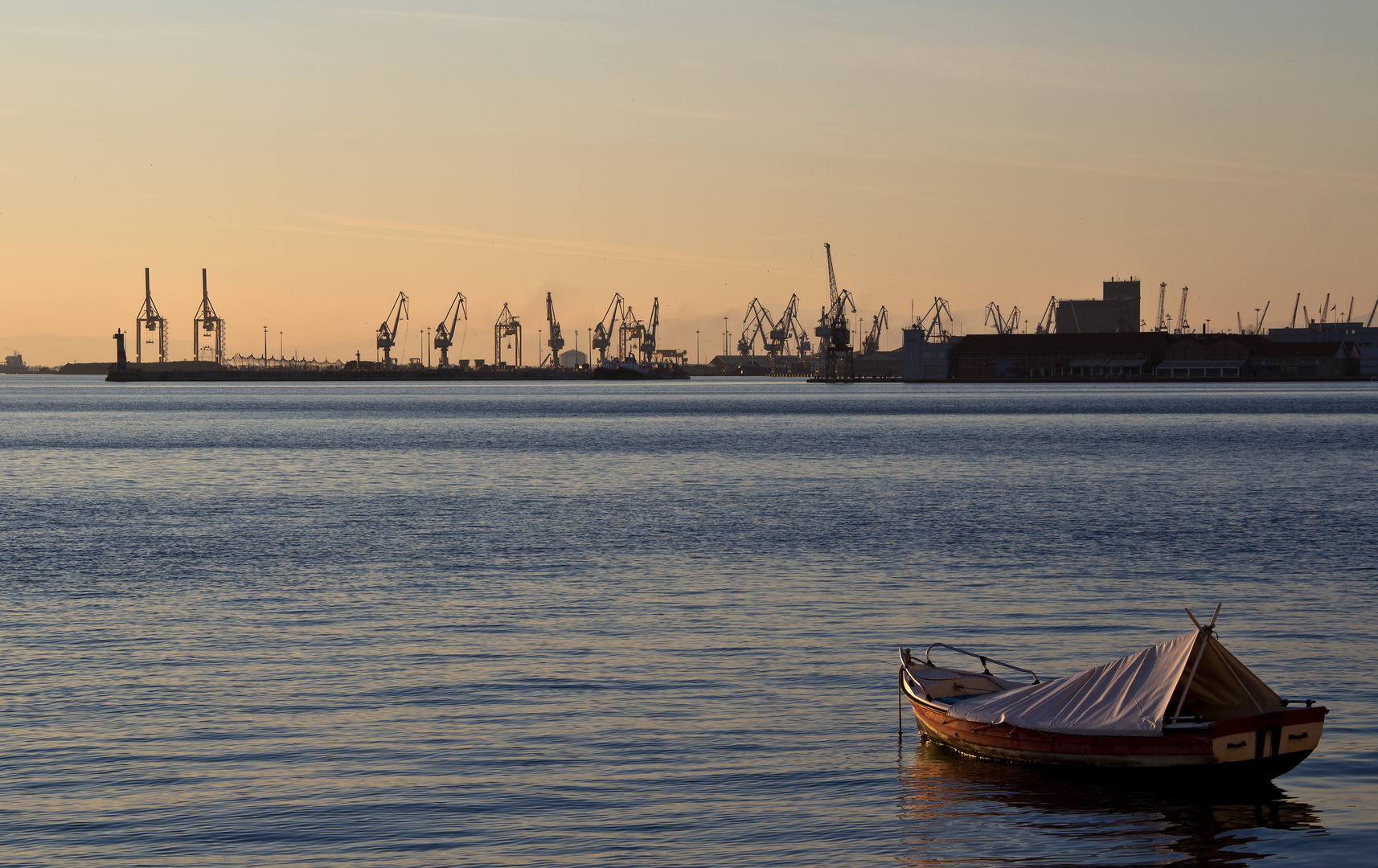 Auf dem Weg in den Hafen