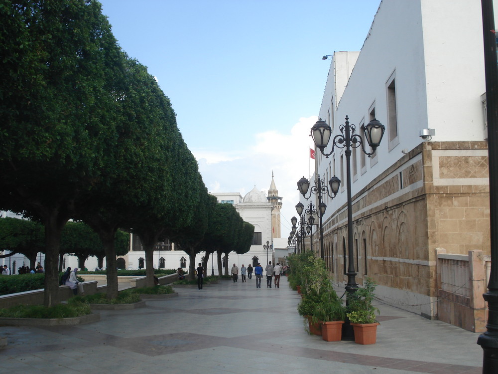 Auf dem Weg in die Medina von Tunis...