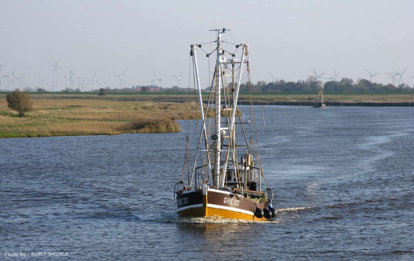 Auf dem Weg in die Nordsee.