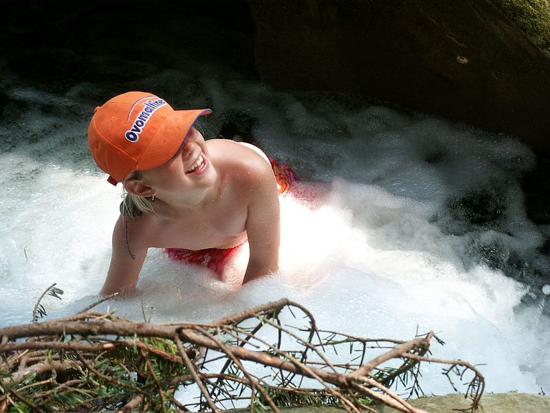 auf dem Weg in die Schlucht