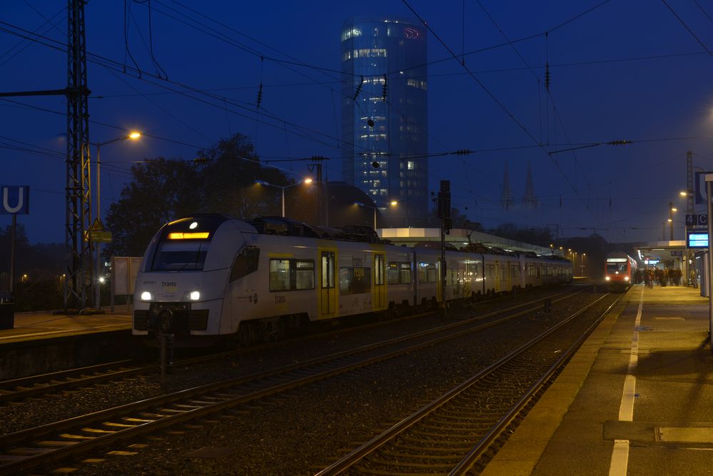 Auf dem Weg ins Büro