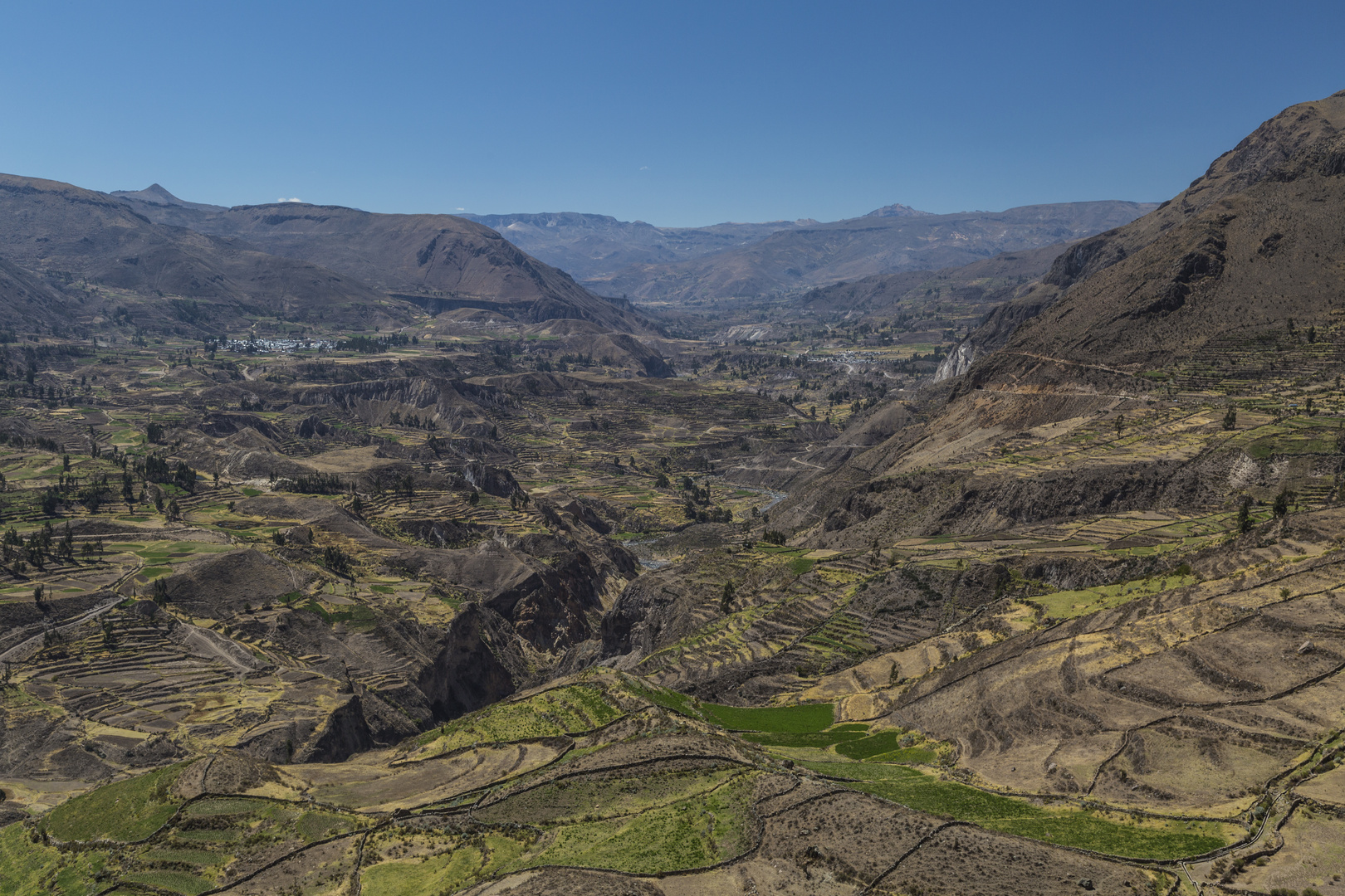 Auf dem Weg ins Colca-Tal von Peru