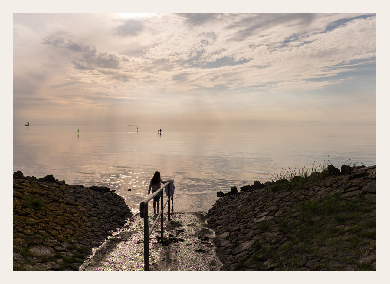 auf dem Weg ins Meer