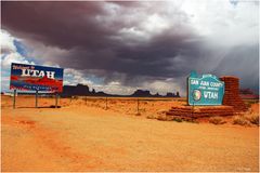 Auf dem Weg ins Monument Valley