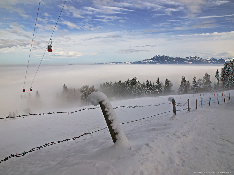 auf dem Weg ins Tal