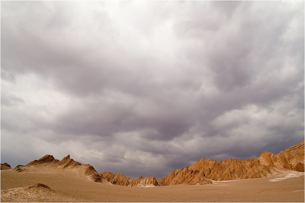 Auf dem Weg ins Valle de la Luna