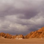 Auf dem Weg ins Valle de la Luna (Panoramaversion)