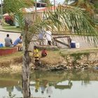 Auf dem Weg nach Belize-City - Straßenszene