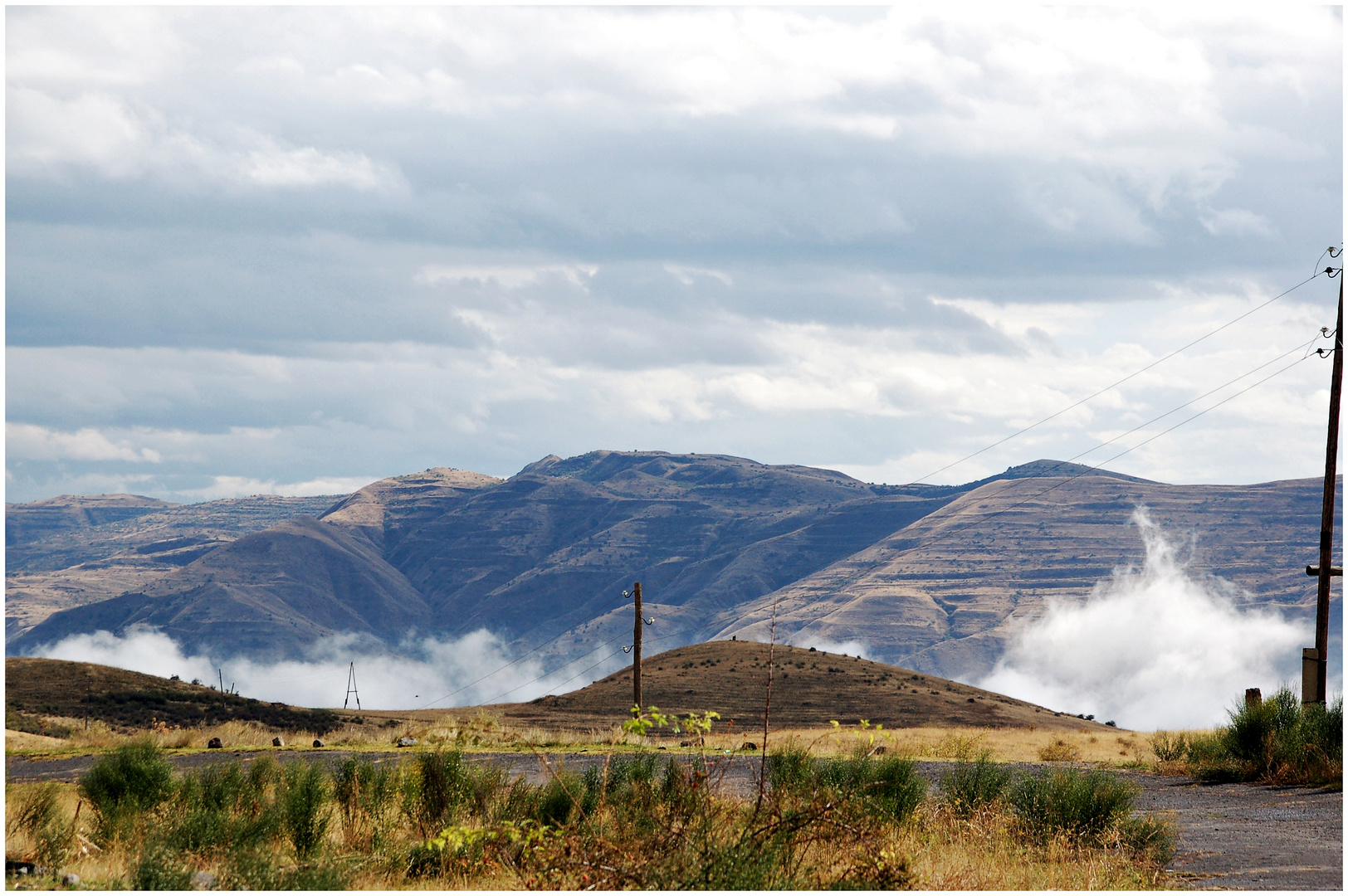 Auf dem Weg nach Garni Geghard in Armenien