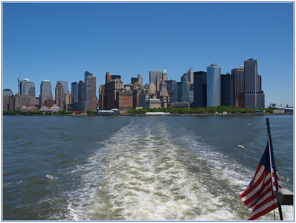 Auf dem Weg nach Liberty Island