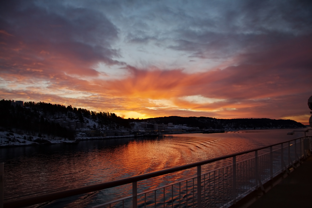 Auf dem Weg nach Oslo.