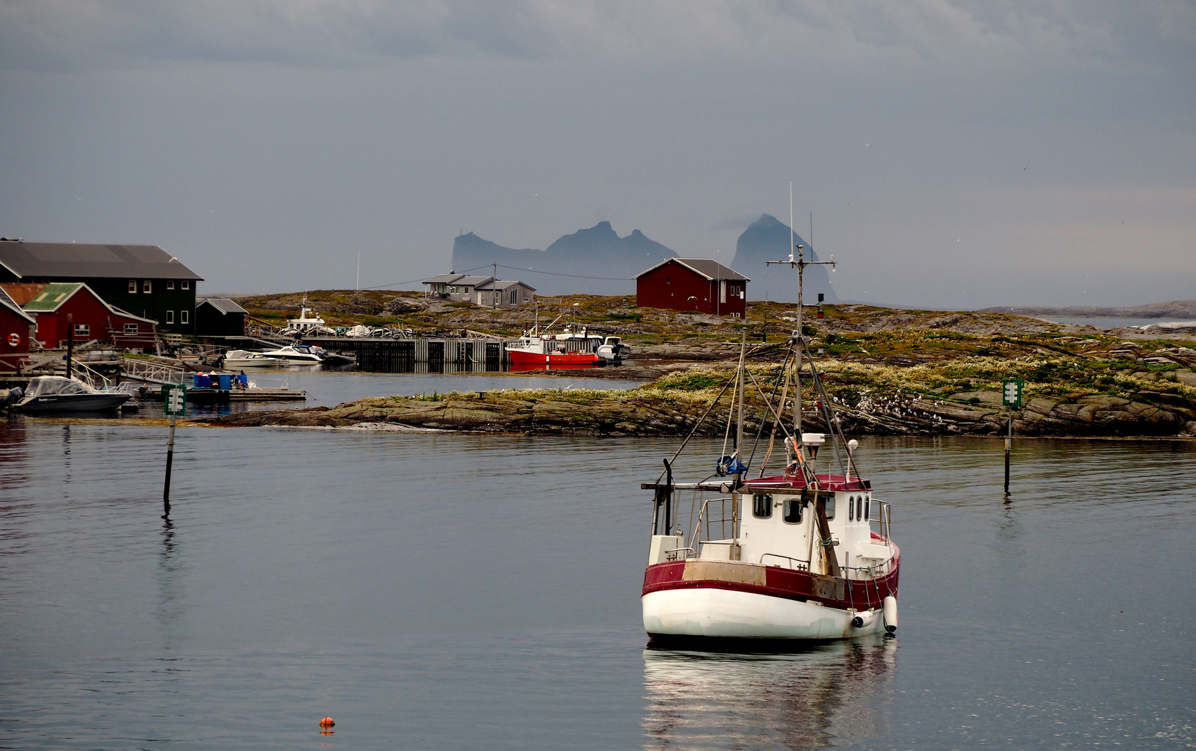 Auf dem Weg nach Træna