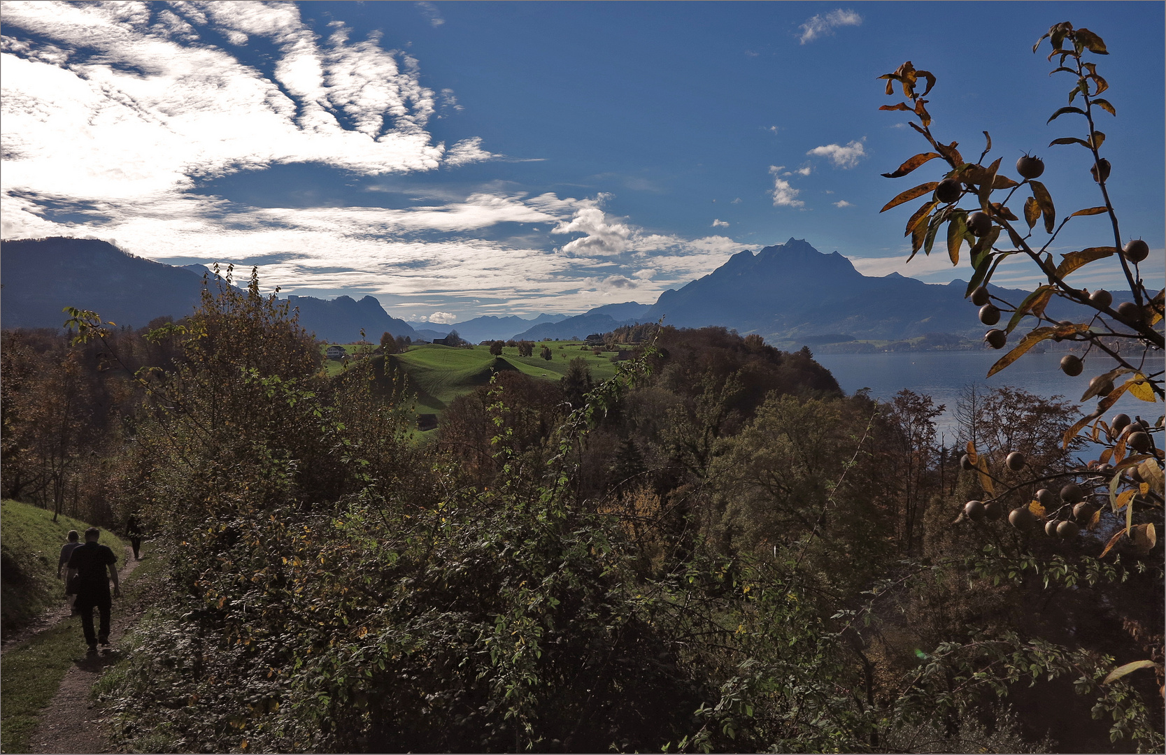 auf dem Weg nach Weggis