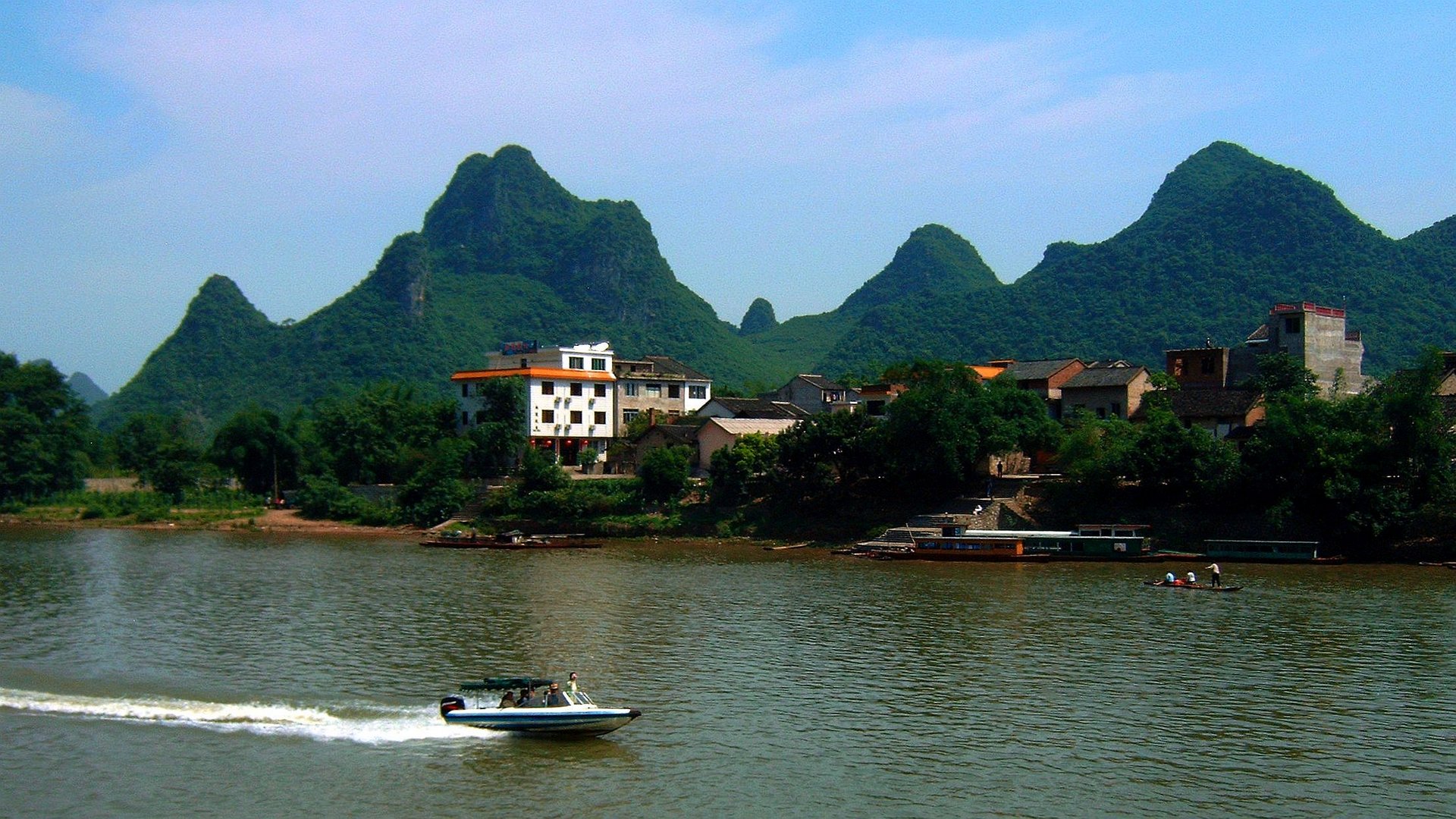 Auf dem Weg nach Yangshuo 1