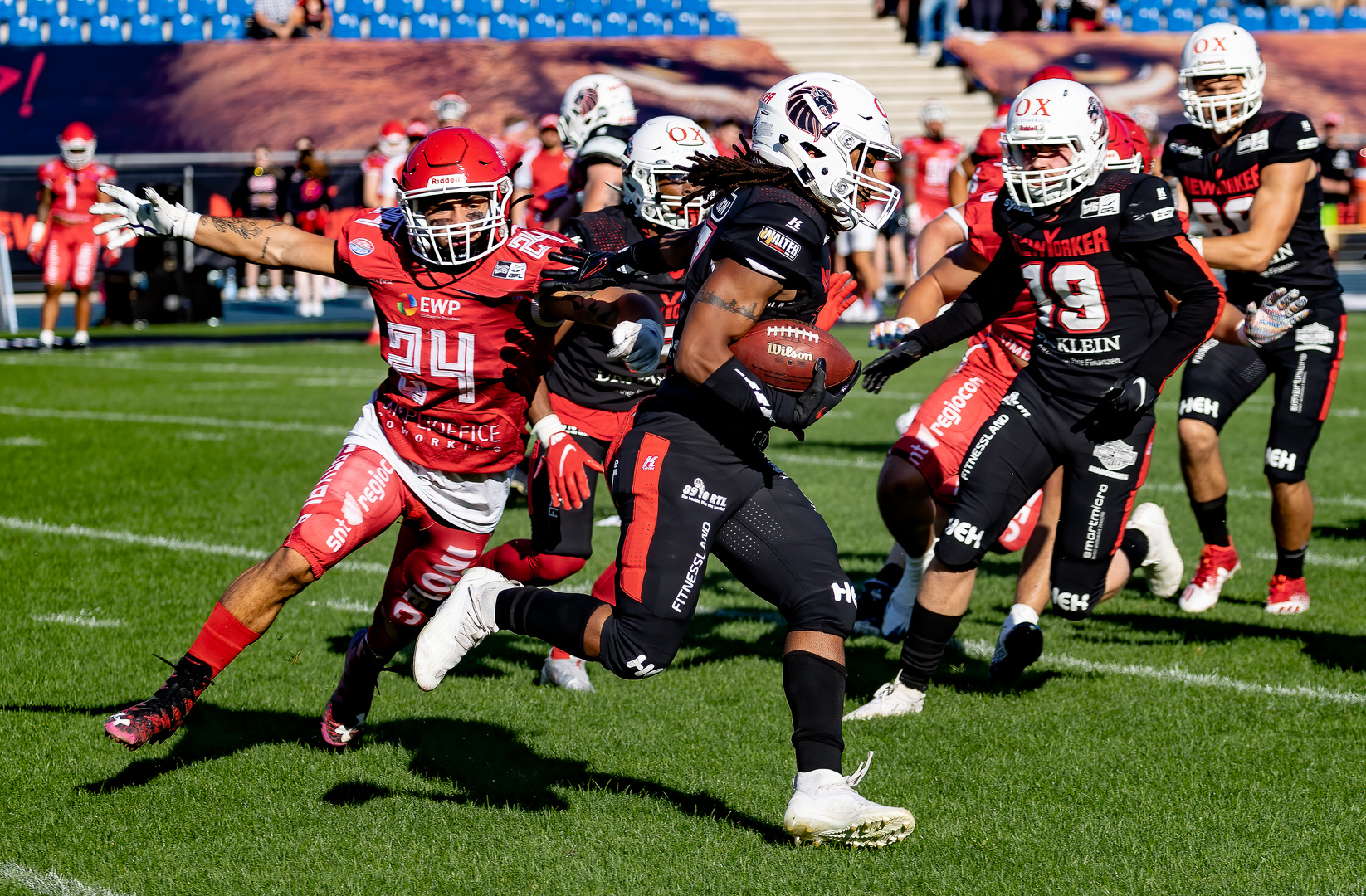 Auf dem Weg Richtung Endzone