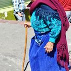 Auf dem Weg vom Gottesdienst in Banos / Ecuador