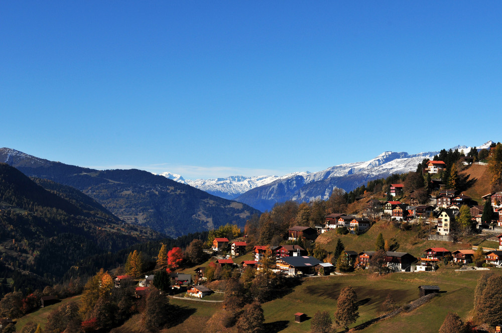 Auf dem Weg von Arosa Richtung Chur