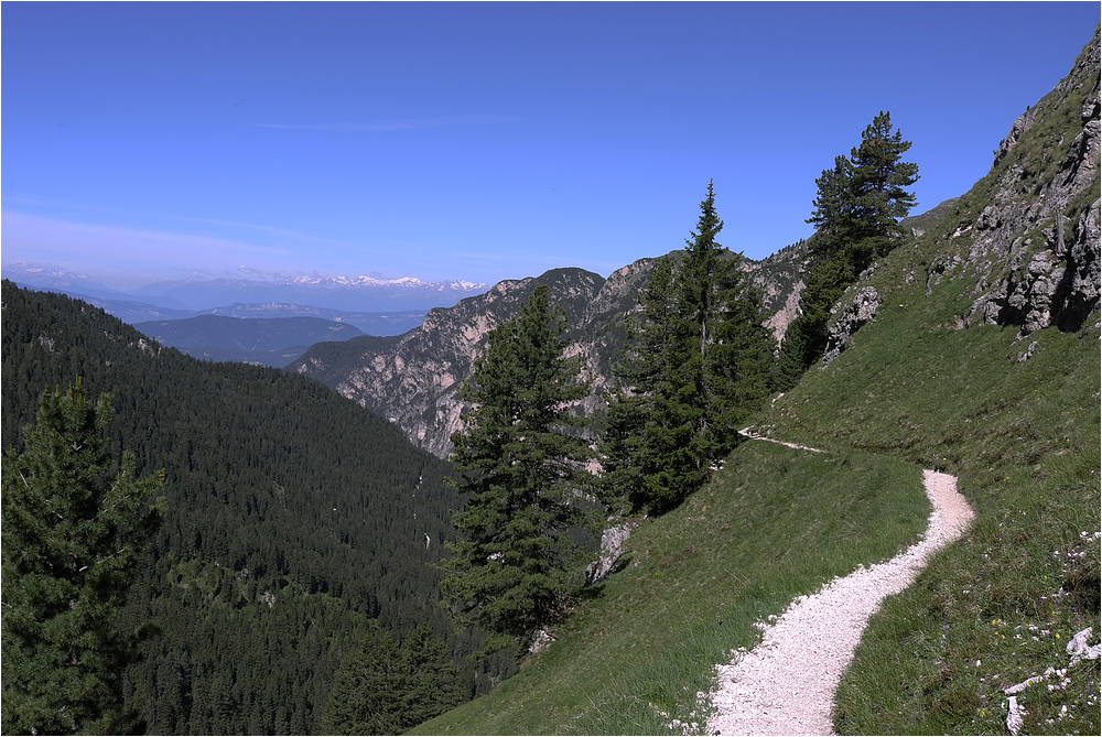 Auf dem Weg von der Grasleitenhütte ins Tschamintal