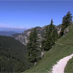 Auf dem Weg von der Grasleitenhütte ins Tschamintal