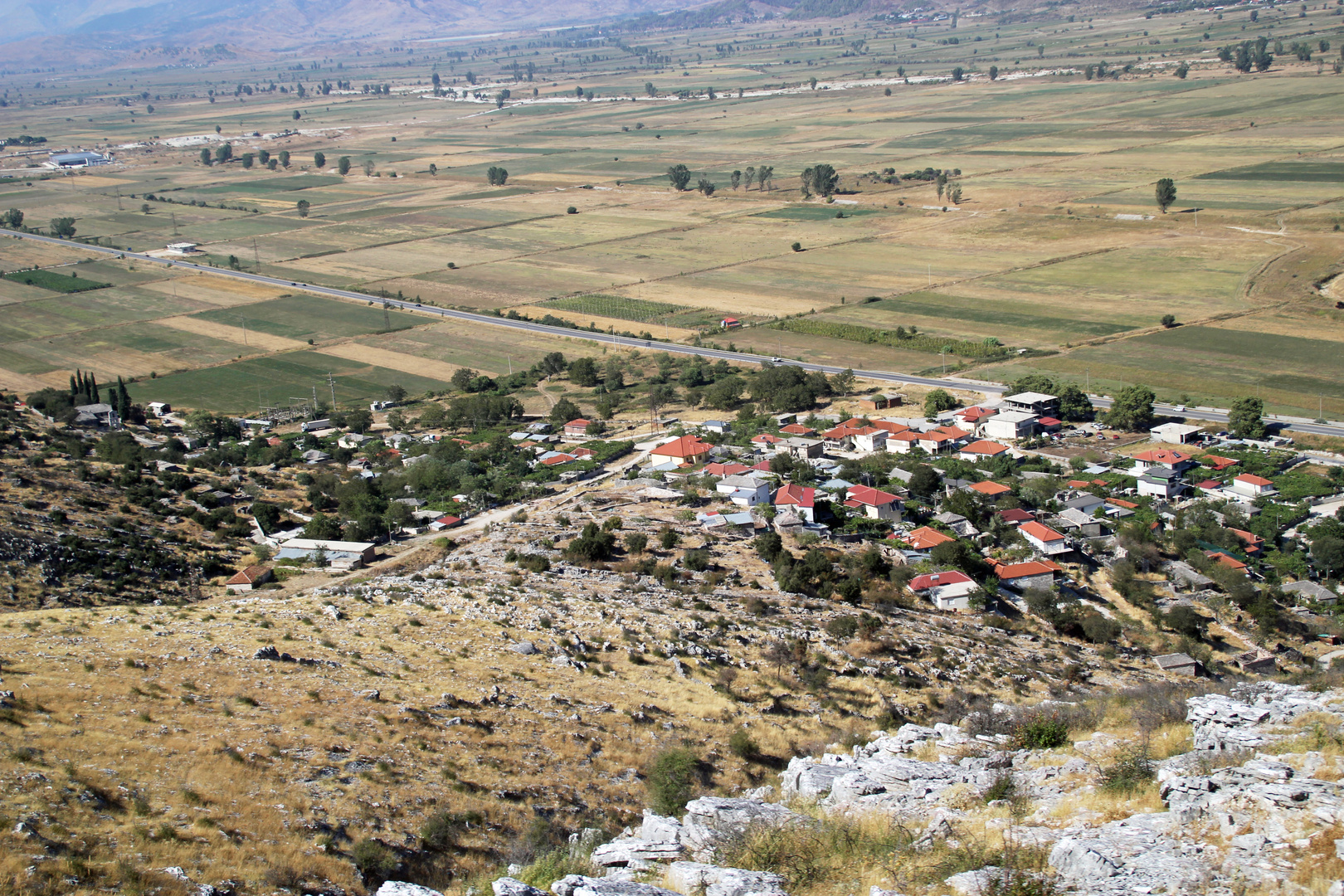 Auf dem Weg von Gjirokastra übers Gebirge nach Saranda