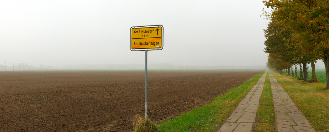 Auf dem Weg von Kinnbackenhagen nach Groß Mohrdorf