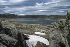 Auf dem Weg von Tyssevasbu zur Trolltunga (Hardangervidda)