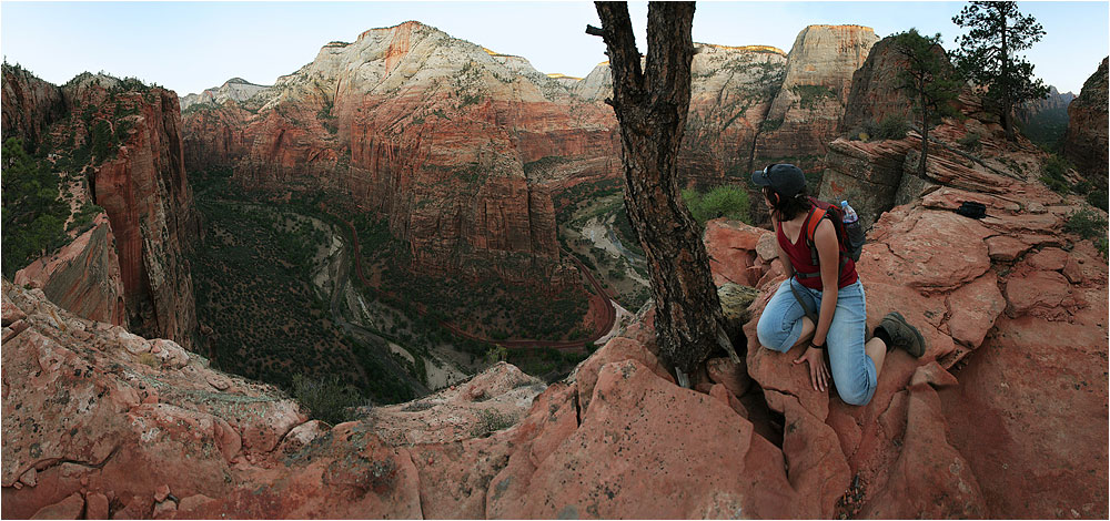 Auf dem Weg zu Angels Landing