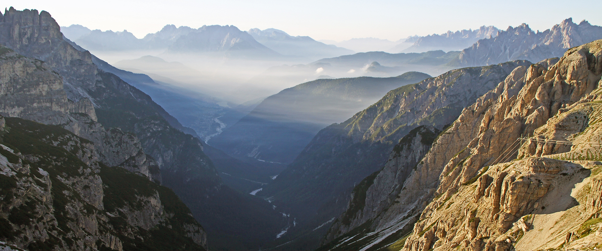 Auf dem Weg zu den 3 Zinnen in Südtirol...