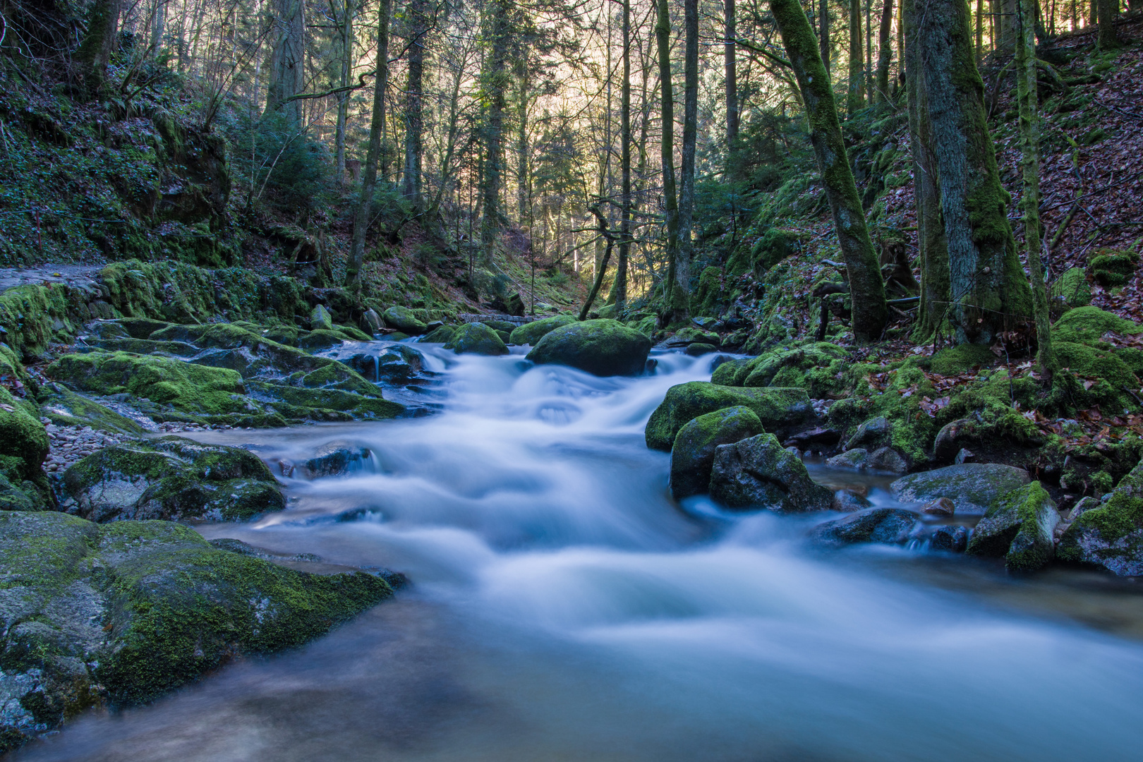 auf dem Weg zu den Geroldsauer Wasserfällen