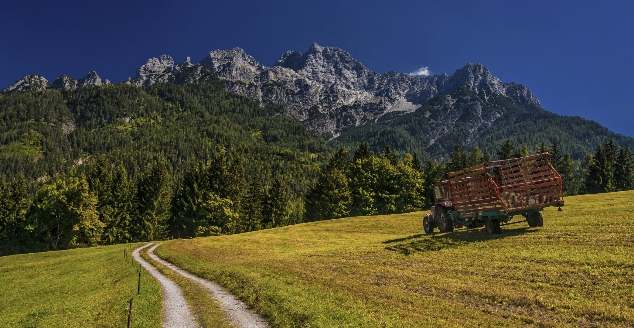 Auf dem Weg zu den Lofer Steinbergen