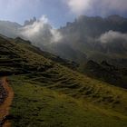 Auf dem Weg zu den Rosszähnen/Südtirol, Italien