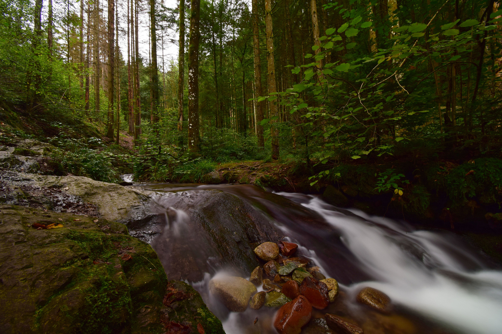 auf dem Weg zu den Wasserfällen