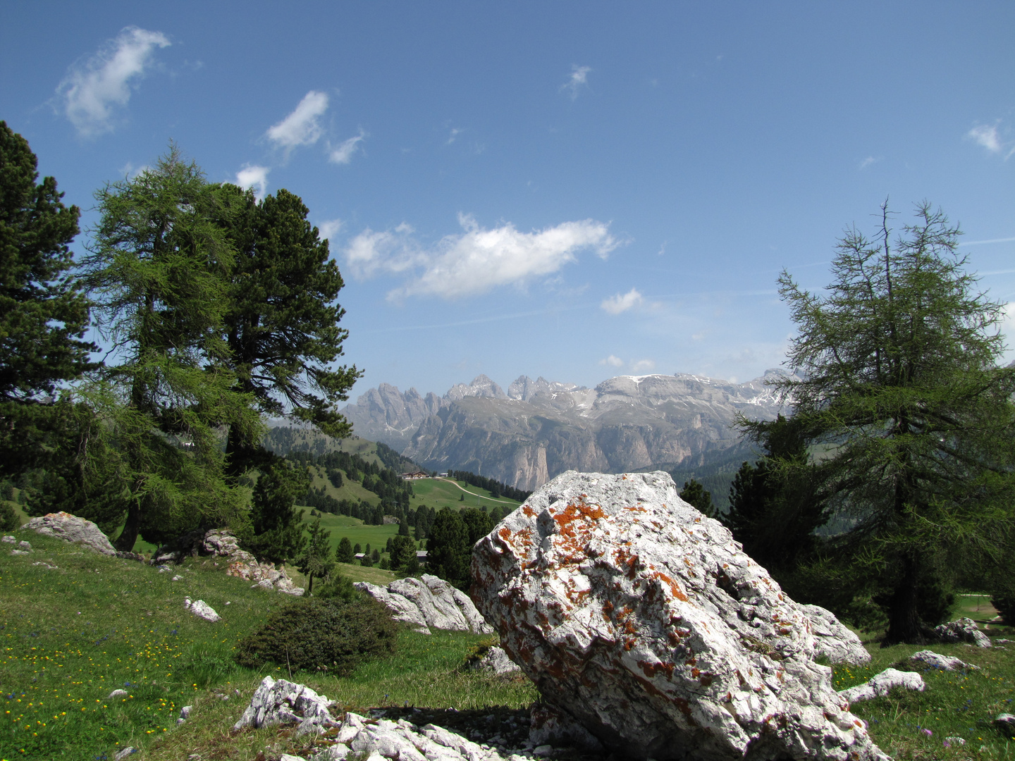 Auf dem Weg zu Langkofel.