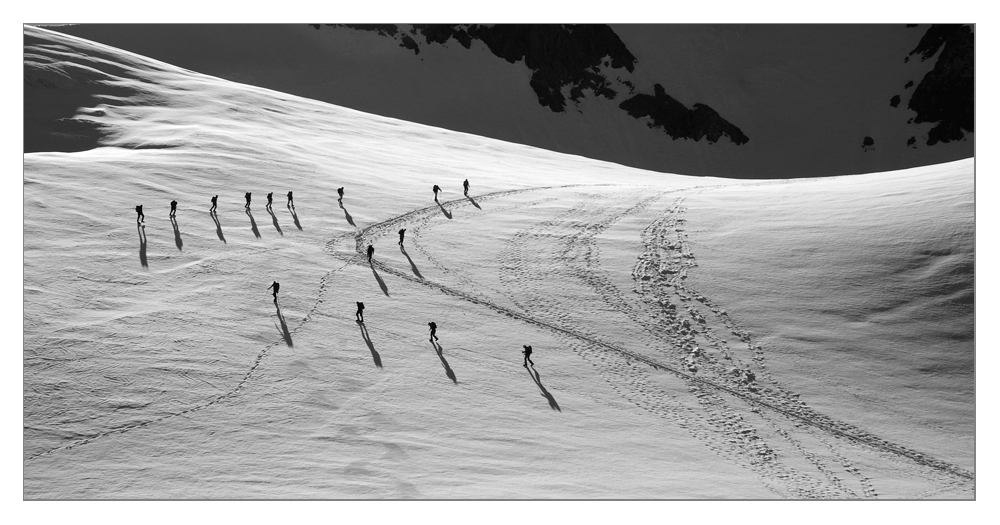 Auf dem Weg zu Wildspitze1- 3768 m.ü.M.