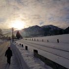 Auf dem Weg zum Bahnhof