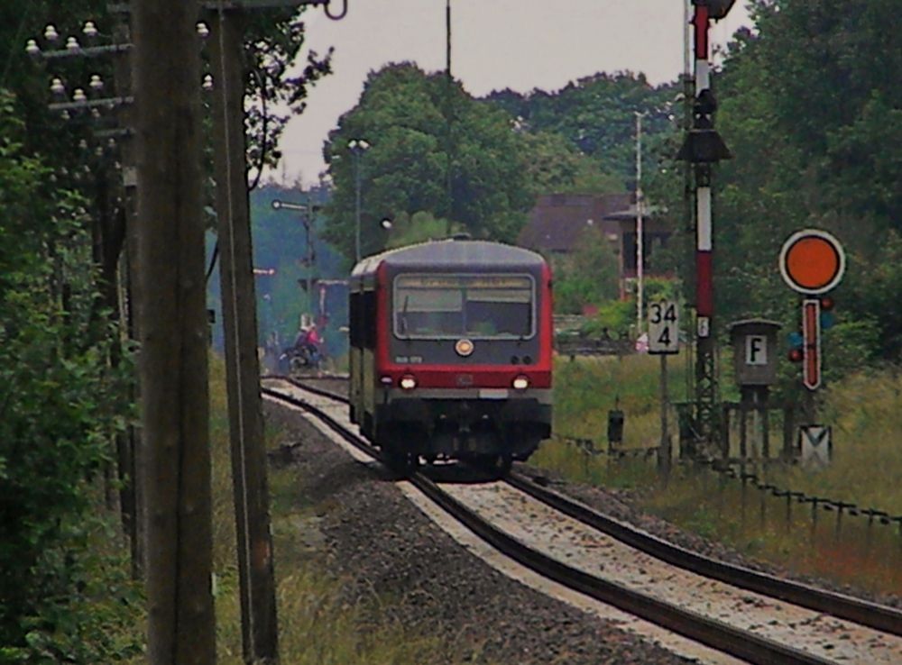 Auf dem Weg zum Bahnhof