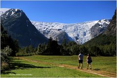 Auf dem Weg zum Bergsetbreen