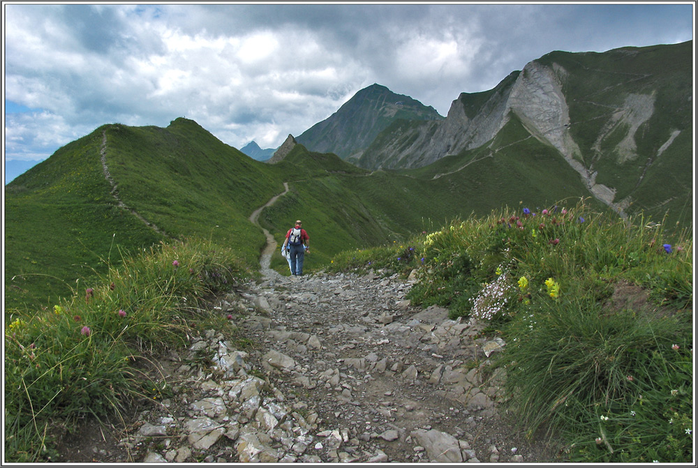 Auf dem Weg zum Brienzer Rothorn