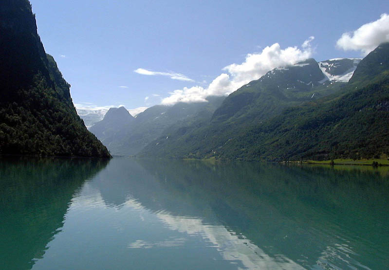 Auf dem Weg zum Briksdalsbreen