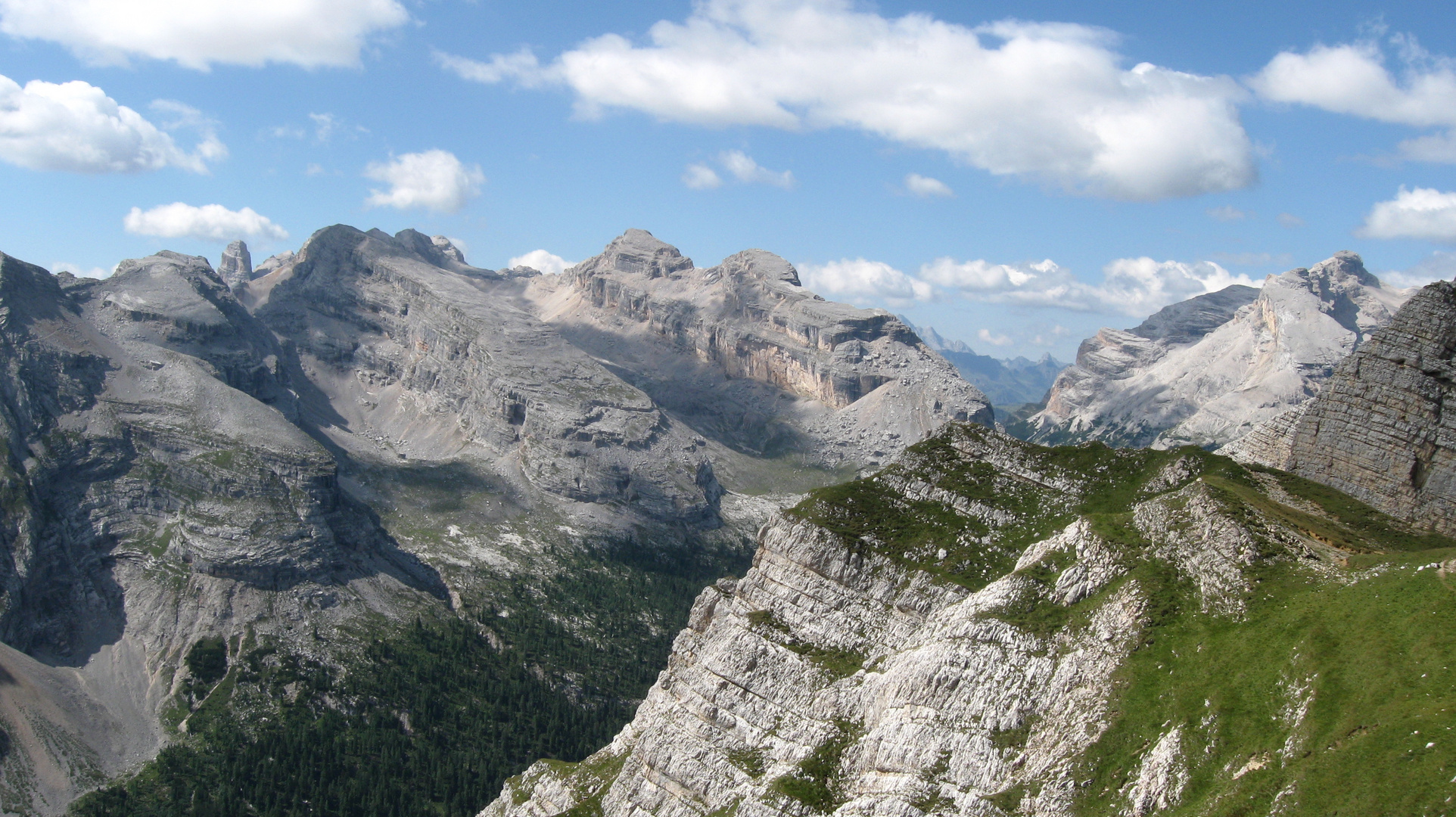 Auf dem Weg zum Col Becchei